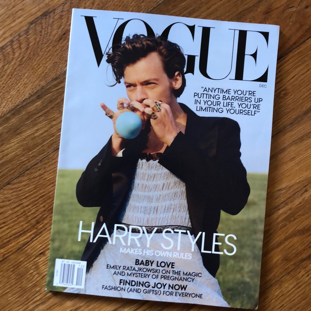Harry Styles Vogue Magazine December 2020